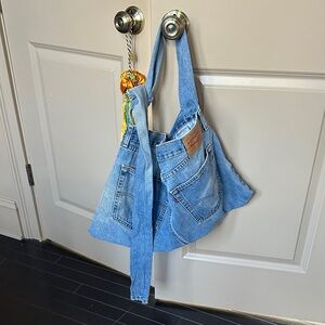 Levi's Light Blue Denim Tote upcycled